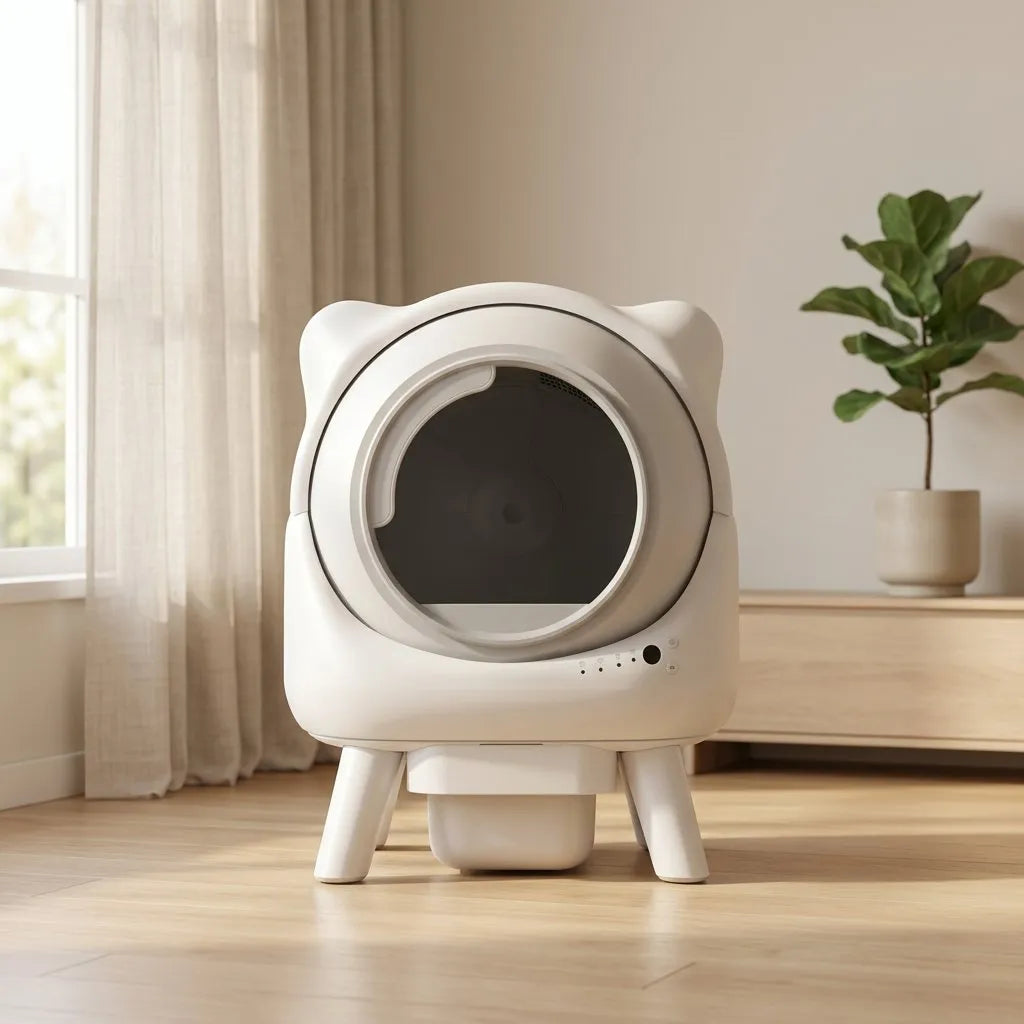 Litière autonettoyante Sécurité 10 Couches et Contrôle Intelligent